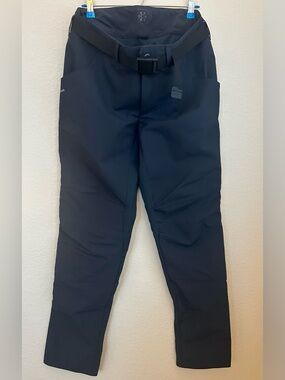 Quechua Decathlon Black Pants Men's Large (36x31)  X-Warm Belt Pockets Hiking